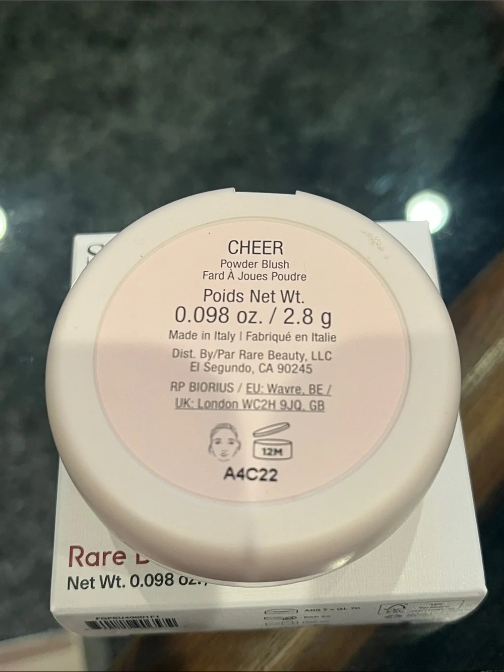 Rare Beauty Soft Pinch Luminous Powder Blush — Cheer